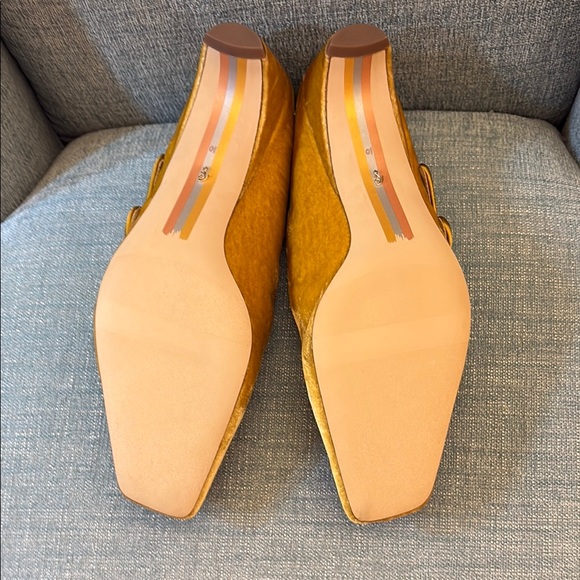 Sam Edelman Gold Velvet Mules - Picture 11 of 12